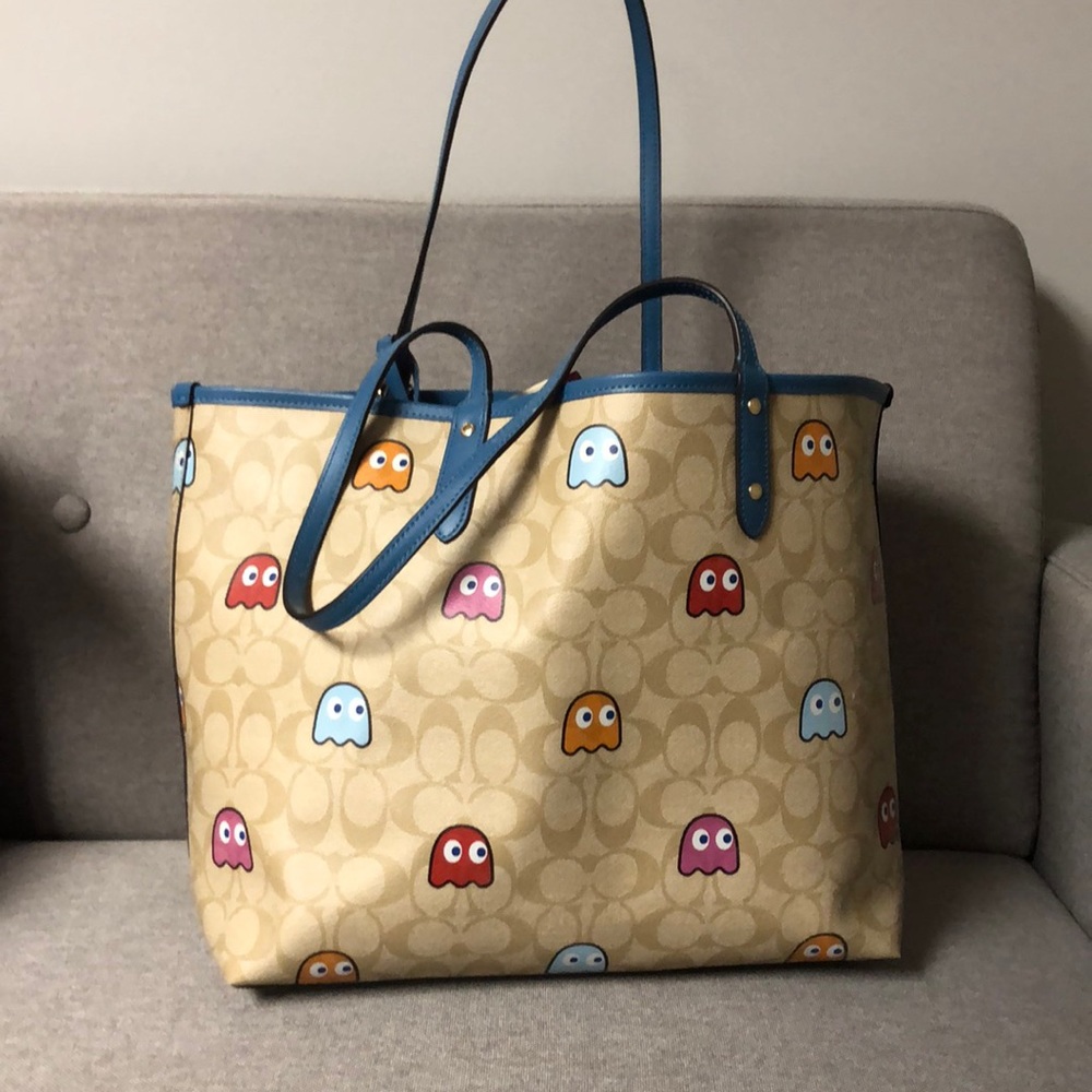 Reversible Coach Shoulder Bag